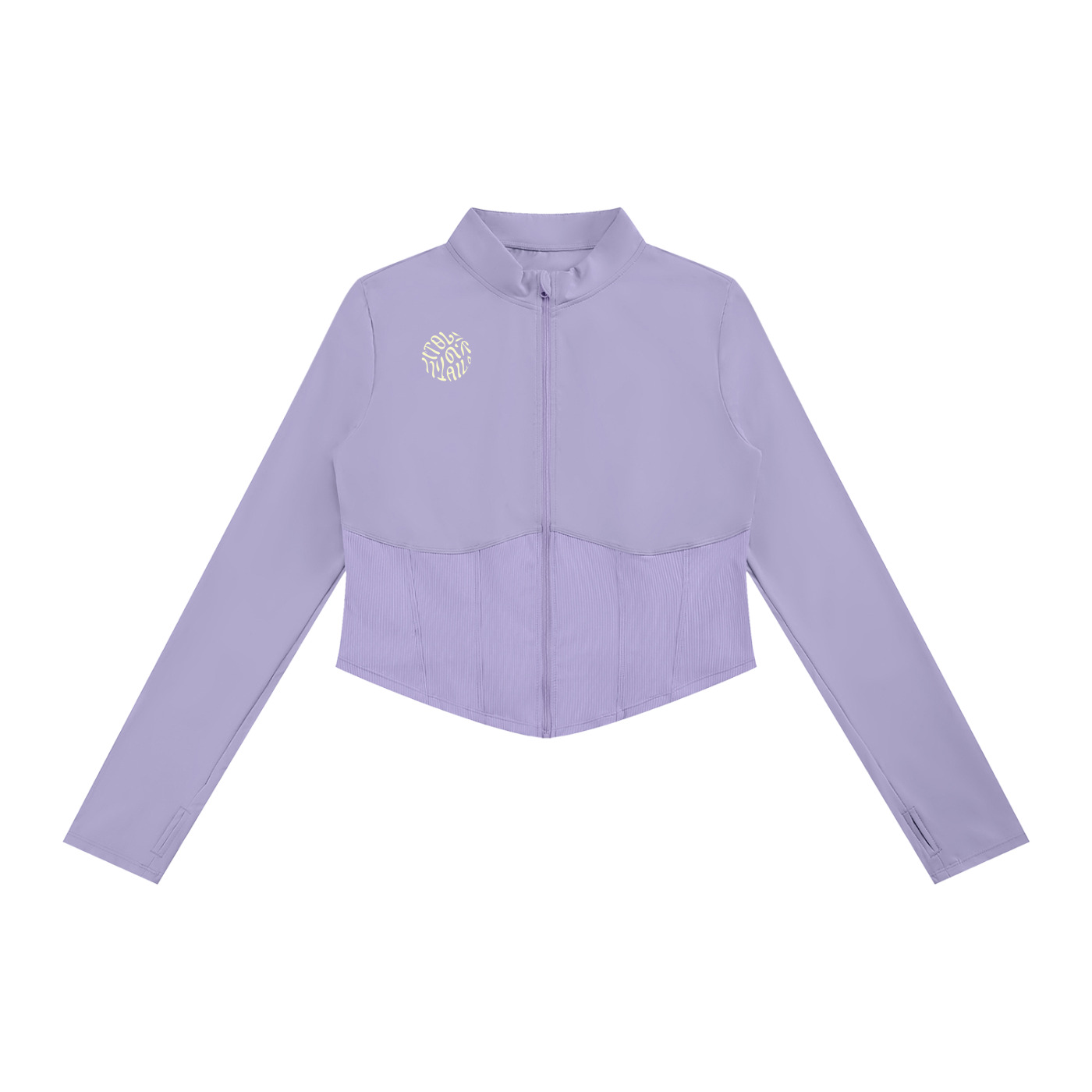 Ivyail Slim Fit Full-Zip Yoga Jacket