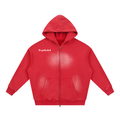 Ivyail Two-way Zipper Boxy Fleece Hoodie