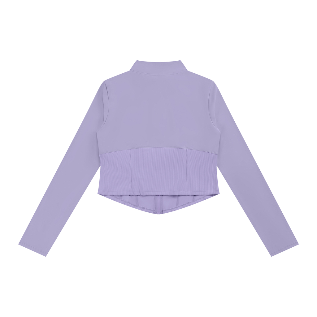 Ivyail Slim Fit Full-Zip Yoga Jacket
