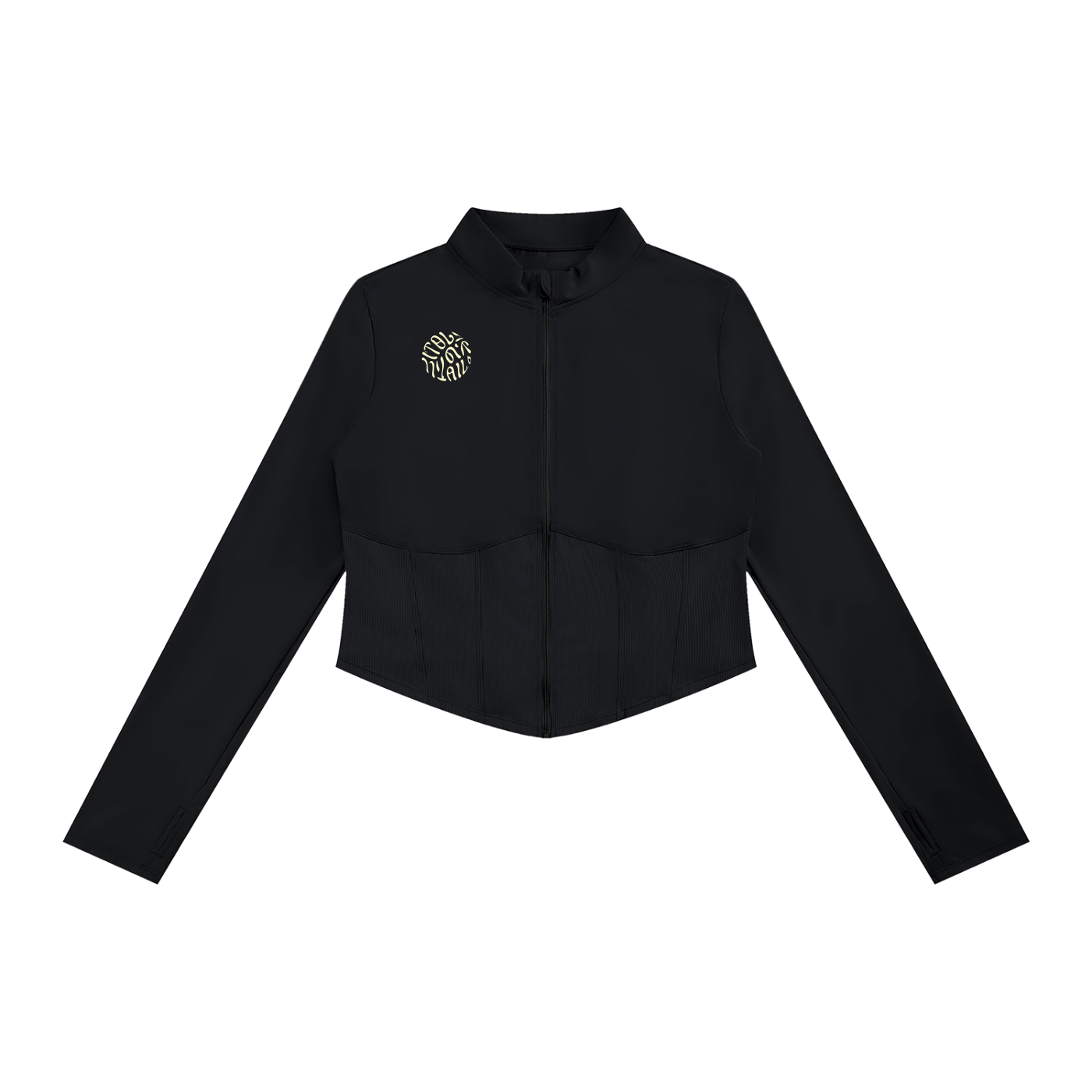 Ivyail Slim Fit Full-Zip Yoga Jacket