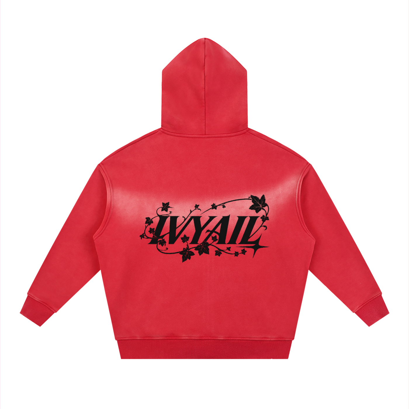 Ivyail Two-way Zipper Boxy Fleece Hoodie